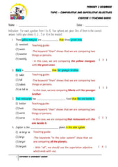 Adjectives Exercise 5 - Answer Key and Teaching Guide - Worksheet Wizard