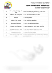 Advanced Vocabulary List - Playing with fire - Worksheet Wizard