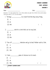 Articles Exercise 3 - Student Worksheet - Worksheet Wizard