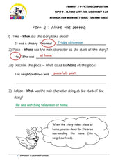 Basic Teaching Guide for Introduction worksheet - Playing with fire - Worksheet Wizard