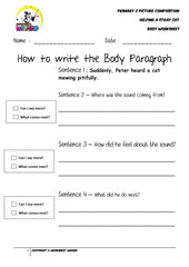 Body Worksheet - Helping a stray cat - Worksheet Wizard