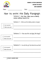 Body Worksheet - Helping the elderly - Worksheet Wizard