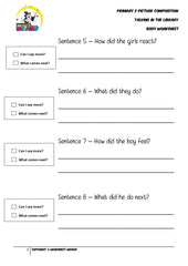 Body Worksheet - Talking in the library - Worksheet Wizard