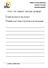 Conclusion Worksheet - An accident at the park - Worksheet Wizard