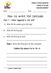 Conclusion Worksheet - An accident at the park - Worksheet Wizard