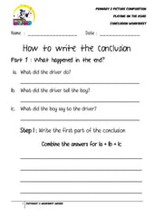 Conclusion Worksheet - Playing on the road - Worksheet Wizard