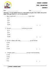 Conjunctions Exercise 2 - Student Worksheet - Worksheet Wizard