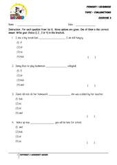 Conjunctions Exercise 3 - Student Worksheet - Worksheet Wizard