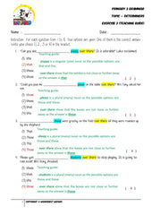 Determiners Exercise 2 - Answer Key and Teaching Guide - Worksheet Wizard