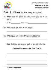 Introduction Worksheet - An accident at the park - Worksheet Wizard