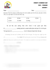 Pronouns Cloze 1 - Student Worksheet - Worksheet Wizard