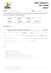 Pronouns Cloze 5 - Student Worksheet - Worksheet Wizard