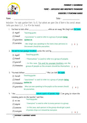 Pronouns Exercise 2 - Answer Key and Teaching Guide - Worksheet Wizard