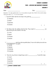 Pronouns Exercise 3- Student Worksheet - Worksheet Wizard