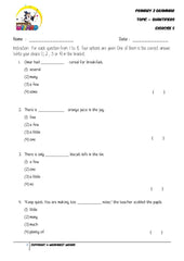 Quantifiers Exercise 5- Student Worksheet - Worksheet Wizard