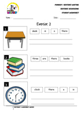 Sentence reordering exercise 2 - Student Worksheet - Worksheet Wizard