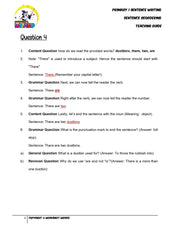 Sentence reordering exercise 2 - Teaching Guide and Answer Key - Worksheet Wizard