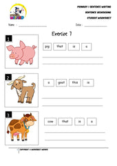 Sentence reordering exercise 7 - Student Worksheet - Worksheet Wizard