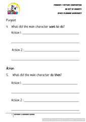 SPACE Planning worksheet for An Act of Honesty - Worksheet Wizard