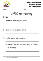 SPACE Planning Worksheet for An incident in the library - Worksheet Wizard