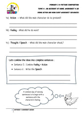 Student's Copy for Advanced Body worksheet - An accident at home - Worksheet Wizard