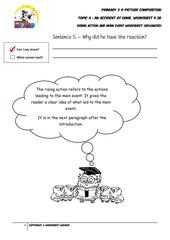 Student's Copy for Advanced Body worksheet - An accident at home - Worksheet Wizard