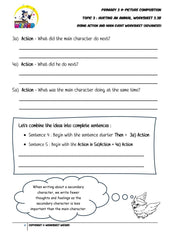 Student's Copy for Advanced Body worksheet - Hurting an animal - Worksheet Wizard