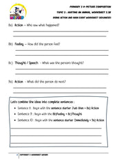 Student's Copy for Advanced Body worksheet - Hurting an animal - Worksheet Wizard