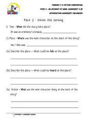 Student's Copy for Advanced Introduction worksheet - An accident at home - Worksheet Wizard