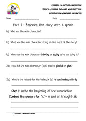 Student's Copy for Advanced Introduction worksheet - Crossing the road - Worksheet Wizard