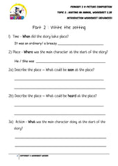 Student's Copy for Advanced Introduction worksheet - Hurting an animal - Worksheet Wizard