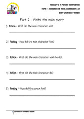 Student's Copy for Basic Body worksheet - Crossing the road - Worksheet Wizard