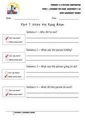 Student's Copy for Basic Body worksheet - Crossing the road - Worksheet Wizard