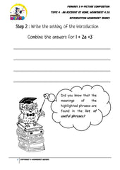 Student's Copy for Basic Introduction worksheet - An accident at home - Worksheet Wizard