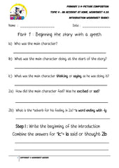 Student's Copy for Basic Introduction worksheet - An accident at home - Worksheet Wizard