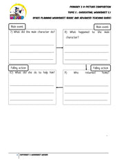 Student's Copy for Story planning worksheet - Overeating - Worksheet Wizard