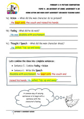 Teaching Guide for Advanced Body worksheet - An accident at home - Worksheet Wizard