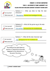 Teaching Guide for Advanced Conclusion worksheet - An accident at home - Worksheet Wizard