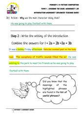 Teaching Guide for Advanced Introduction worksheet - Crossing the road - Worksheet Wizard