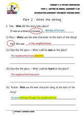 Teaching Guide for Advanced Introduction worksheet - Hurting an animal - Worksheet Wizard