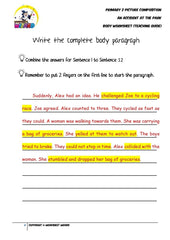 Teaching Guide for Body Worksheet - An accident at the park - Worksheet Wizard