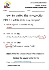 Teaching Guide for Introduction Worksheet - Talking in the library - Worksheet Wizard