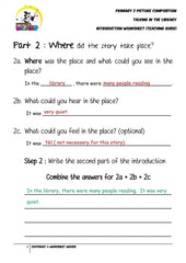 Teaching Guide for Introduction Worksheet - Talking in the library - Worksheet Wizard