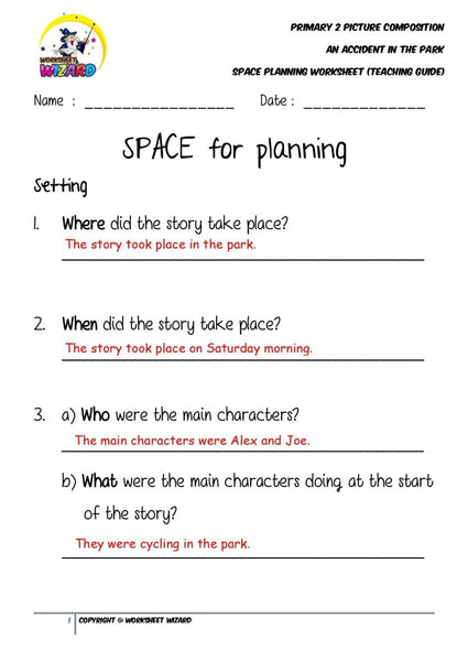 Primary 2 Story Writing