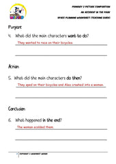 Teaching Guide for SPACE Planning Worksheet - An accident at the park - Worksheet Wizard