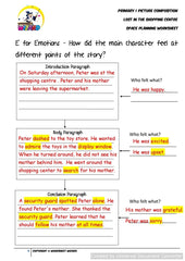 Teaching Guide for SPACE Planning worksheet for Lost in the shopping centre - Worksheet Wizard