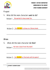 Teaching Guide for SPACE Planning worksheet for Misbehaving in the Library - Worksheet Wizard