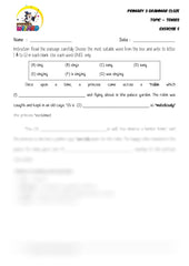 Tenses Cloze 5 - Student Worksheet - Worksheet Wizard